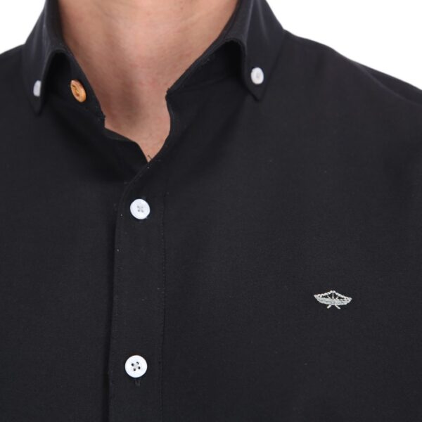 Camisa Clasica Manga Larga, Negra PB-006 - Image 2
