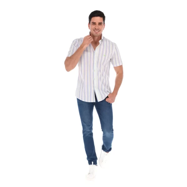 Camisa Rayas Azules