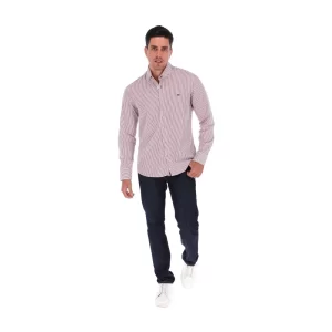 Camisa Rayas Rojas