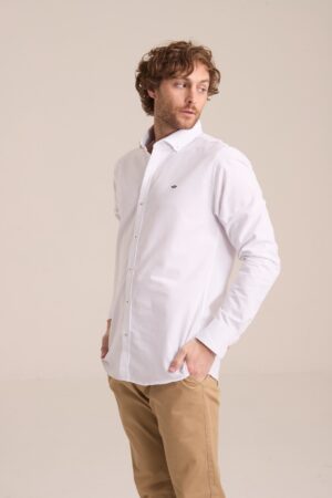 Manga Larga Clásica, Blanca PB-008