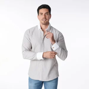 Camisa manga larga hombre Da Vinci Algodón